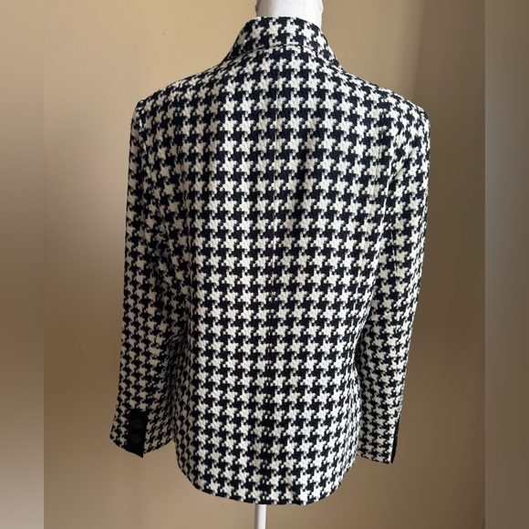 NWT Coldwater Creek Houndstooth Jacket in Black & White - Picture 7 of 10